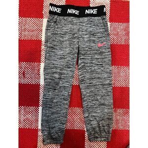 Nike Girls Heathered Grey Pants With Pockets (4)